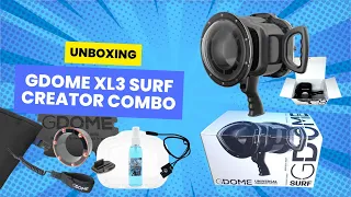 Unboxing the GDome XL3 Surf Creator Combo Underwater Housing