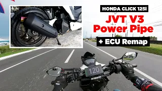 Honda Click 125i | JVT V3 Power Pipe + Stock ECU Remap