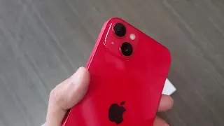 Iphone 14 plus 128GB - Tmobile - Red - Unboxing