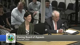 Zoning Board of Appeals 6-8-2023