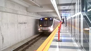 TTC Spadina Line 1 Extension Ghost Train Northbound Bypass Finch Station Open House