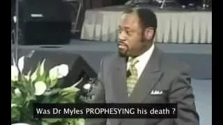 Was Dr. Myles Munroe PROPHESYING his death?