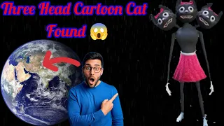 Three Head Cartoon Cat Found 😱| Google Earth and Maps 🌍| #status #earth