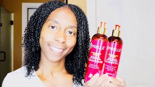 **NEW**Mielle Organics Pomegranate & Honey Shampoo & Conditioner!!| Demo & Review