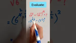 How to simplify radicals  #maths #matholympiad #shorts