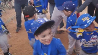 Campeonato final de béisbol de la categoría 3-4 años en Hermosillo, Sonora, México