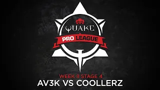 Av3k vs Coollerz - Quake Pro League - Stage 4 Week 8