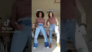 Mom and daughter walk like Ronald Ronald McDonald