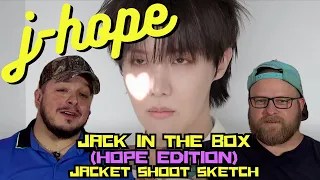 BTS j-hope ‘Jack In The Box (HOPE Edition)’ Jacket Shoot Sketch Reaction