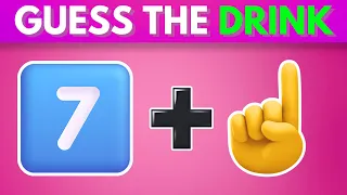 Guess the Drinks by Emoji🍹🥃🥤 | Drinks🥛🥛 Emoji Quiz Edition🎉🎉