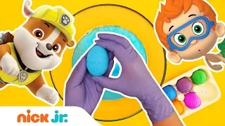 Surprise Eggs Ep. 1: Bath Time Toys! 🛀 w/ PAW Patrol & Bubble Guppies!| Stay Home #WithMe | Nick Jr.