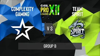 CS:GO - Complexity vs. Team Spirit [Mirage] Map 3 - ESL Pro League Season 12 - Group B - EU