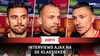 "Feyenoord heeft het goed voor elkaar; gefeliciteerd." 😬 | Interviews Ajax na De Klassieker