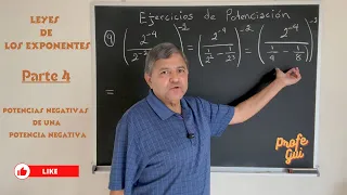 ✅️ Ejercicios 9 y 10 de Potenciación.  Parte 4.   Soluciones [Paso a Paso]