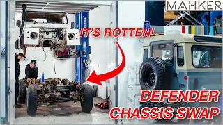 ROTTEN LAND ROVERS ARE NOT COOL IN 2023. WHY YOU NEED TO SWAP YOUR CHASIS NOW! | MAHKER WEEKLY EP027