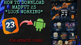 HOW TO DOWNLOAD MADFUT 23!! *100% WORKING* (For Android Users) || Madfut 23