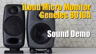 Genelec 8010A (Genelec G One) vs iLoud Micro Monitor  ||  Sound Demo w/ Bass Test