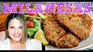 How To Make Crunchy Milanesa | Breaded Thin Beef Cutlets Recipe | 4K Cooking Videos