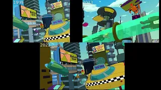 Futurama Intro Comparison [1999, 2013, 2023]