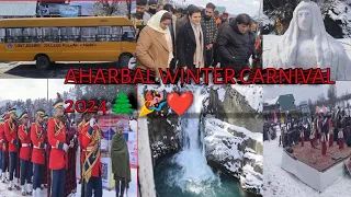 Aharbal winter carnival 2024||Full vlog 🥳😁