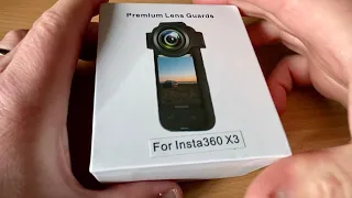 Puluz Premium Glass Lens Guard for Insta360 X3