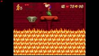 Aladdin (SNES) - Stage 6 (Jafar's Palace)