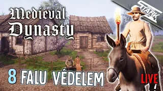 Medieval Dynasty - 8.Rész (Védelem Építés & Story) - Stark LIVE