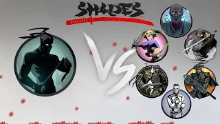 Shadow Fight Shades all BOSS Act 1 #shadowfight #shadowfight2