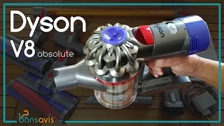 Dyson V8 absolute - Presentation │ Aspirateur balai sans fil │ Cord-free vacuum