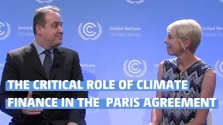 The critical role of climate finance in the Paris Agreement