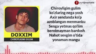 Doxxim - Chiroyligim Gulim (Karaoke/Lyrics)