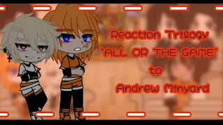 "All for the game" reaction to Andrew Minyard/ "Всë ради игры" реакция на Эндрю Миньярд (rus/my au)