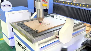 TechPro® DIY 600*900mm hobby CNC router with rotaty axis #cnc #woodworking #smallcnc #diy #hobbycnc