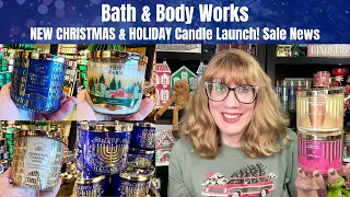 Bath & Body Works NEW CHRISTMAS & HOLIDAY Candle Launch! Sale News