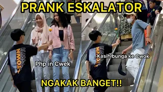 PRANK NATAP CWEK CWOK DI ESKALATOR BERUJUNG SALTING PART III