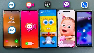 JusTalk, Threema, Imo, Zangi & Viber - iPhone 14PM + Pixel 8 Pro + Redmagic 9 + Sony 10v + Moto E40N