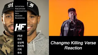 Changmo's Killing Verse Live! Reaction ( khip hop ) Higher Faculty