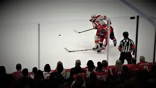 Lindholm Bodies Carlson Off The Puck And Scores INCREDIBLE Short Handed Goal