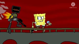 Fnf - Slendybob’s madness concept: Furnace Karen & Starved Krabs vs SpongeBob: Prey (Reupload)