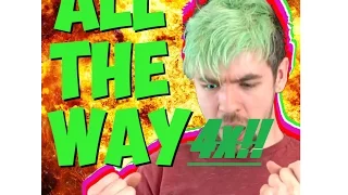 "ALL THE WAY" SPED UP 4X! BY JACKSEPTICYE AND SCHMOYOHO