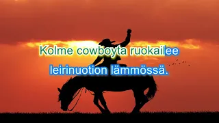 Kolme cowboyta