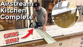 DIY Affordable Kitchen Countertops || Airstream Build Out