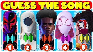 Guess The Spider Man Across The Spider Characters By Their Song | Spider Man Quiz Edition🕷🕸