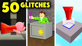 50 PIGGY GLITCHES in PIGGY in Roblox!