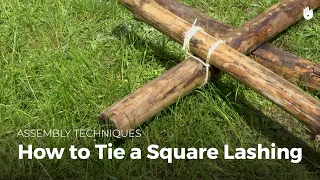 How to Tie a Square Lashing | Bushcraft