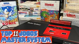 Top 11 JOGOS de MASTER SYSTEM!