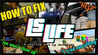 HOW TO FIX LS LIFE || ZEE's CONTACT NOT SHOWING UP || TROUBLESHOOTING VIDEO