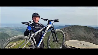 snowdon mtb hardtail. up the llanberis path and down the rangers