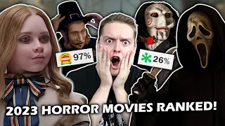 RANKING EVERY HORROR MOVIE I SAW IN 2023!