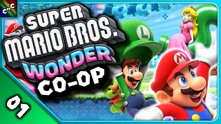 2 PLAYER SUPER MARIO WONDER! | Super Mario Bros Wonder 2 PLAYERS Episode 1 | Couch Plays